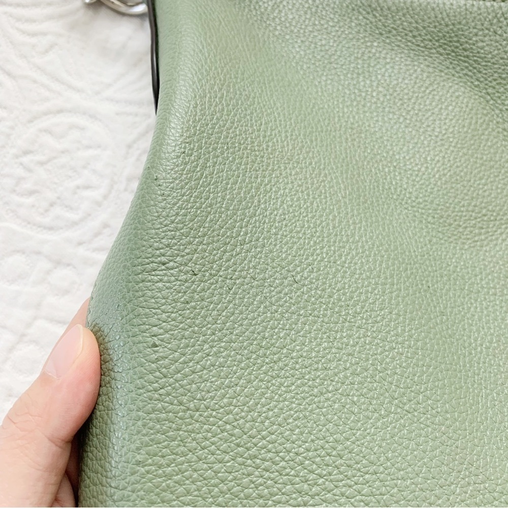 Coach Abby Leather Duffle‎ Tote Bag, Green - Picture 11 of 14